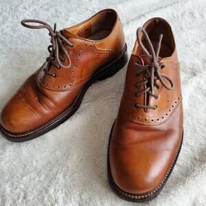 Johnston & Murphy Brown Dress Shoe Men 10.5 Formal Work Classic Capsule Office